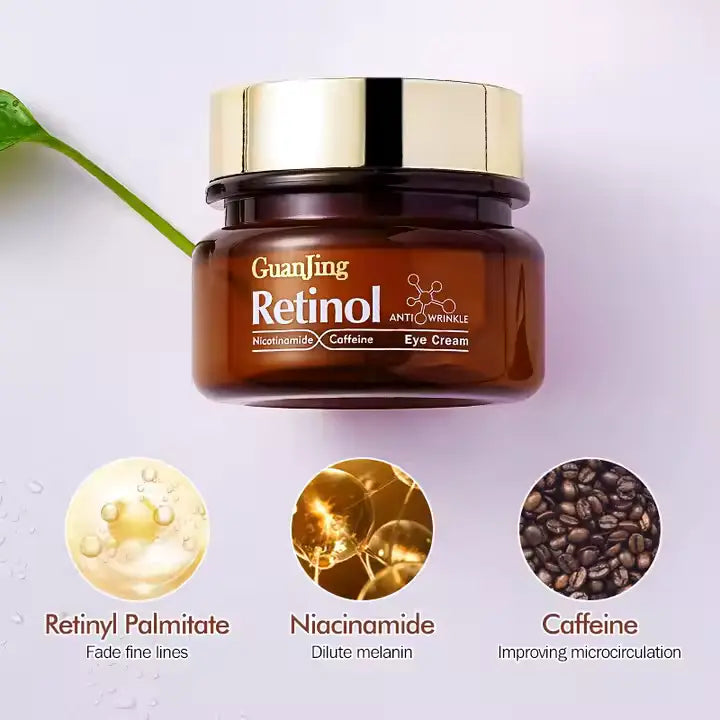 Crema facial de retinol para las ojeras